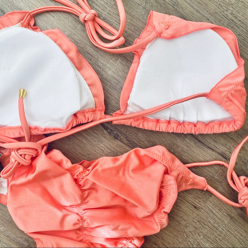 Peach Ruffle Bikini 🍑 - Picture 5 of 5